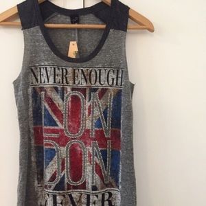 Heather Grey Hi Lo London Top